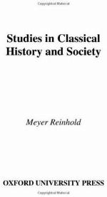 Studies in classical history and society