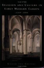 Religion and Culture in Early Modern Europe, 1500-1800