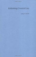 Rethinking Criminal Law