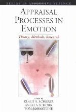 Appraisal Processes in Emotion