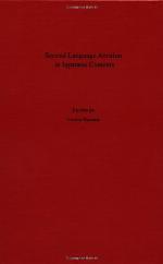 Second Language Attrition in Japanese Contexts