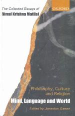 Philosophy, Culture, and Religion
