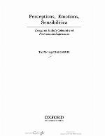 Perceptions, Emotions, Sensibilities