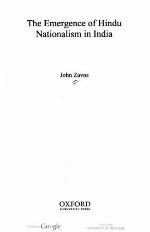 The Emergence Of Hindu Nationalism In India