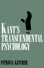 Kant's Transcendental Psychology