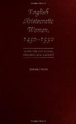 English Aristocratic Women, 1450-1550
