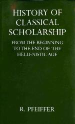 History of Classical Scholarship