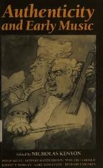 Authenticity and Early Music