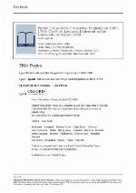 Public Life and Propertied Englishmen 1689-1798