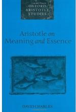 Aristotle on Meaning and Essence