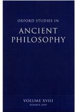 Oxford Studies in Ancient Philosophy