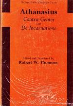 Contra Gentes; And, De Incarnatione