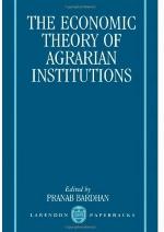 The Economic Theory of Agrarian Institutions