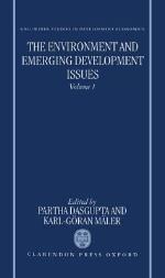 The Environment and Emerging Development Issues