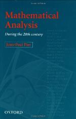Mathematical Analysis During the 20th Century