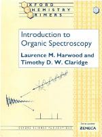 Introduction to Organic Spectroscopy