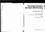 The Oxford-Duden German Dictionary