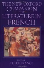 The New Oxford Companion to Literature in French