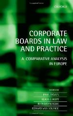Corporate Boards in Law and Practice