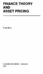 Finance Theory and Asset Pricing