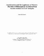 Social Justice and the Legitimacy of Slavery
