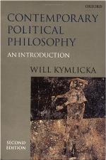 Contemporary Political Philosophy