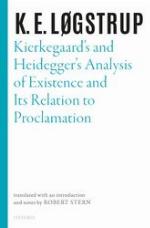 Kierkegaard's and Heidegger's Analysis of Existence and Its Relation to Proclamation