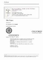 Burden of History: Assam and the Partition—Unresolved Issues