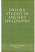 Oxford Studies in Ancient Philosophy