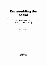 Reassembling the Social