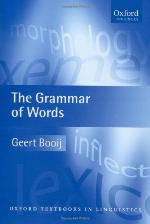 The Grammar of Words