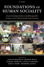 Foundations of Human Sociality