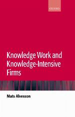 Knowledge Work and Knowledge-Intensive Firms