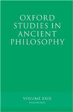 Oxford Studies in Ancient Philosophy