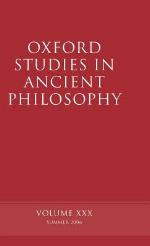Oxford Studies in Ancient Philosophy
