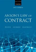 Anson's Law of Contract