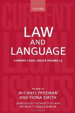 Current Legal Issues, Volume 15