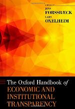The Oxford Handbook of Economic and Institutional Transparency