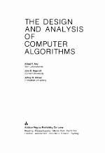 The Design and Analysis of Computer Algorithms