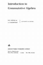 Introduction To Commutative Algebra