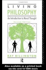 Living Philosophy : an Introduction to Moral Thought.