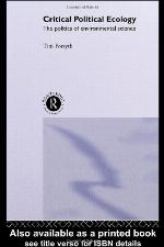 Critical Political Ecology