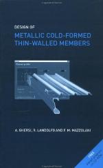 Design of Metallic Cold-Formed Thin-Walled Members