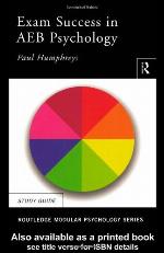 Exam success in AEB psychology