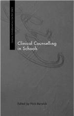 Clinical Counseling in Schools
