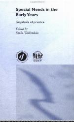 Special Needs in the Early Years