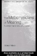 The Metaphysicians of Meaning