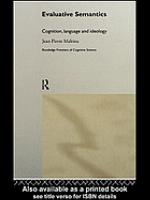 Evaluative Semantics