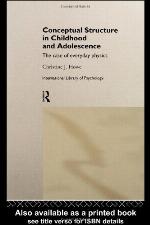 Conceptual structure in childhood and adolescence : the case of everyday physics