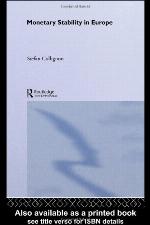 Monetary Stability in Europe (Routledge international studies in money and banking ; 16)